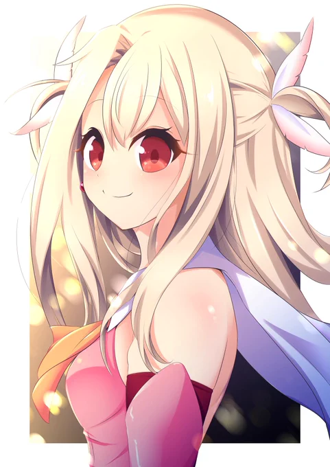 一年ぶりに描いたイリヤさんです。 #prisma_illya