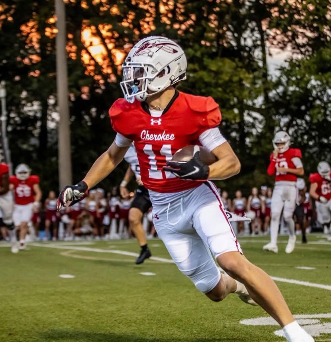 <a href="/JackRuban2026/">Jack Ruban</a> Top Receiver in 6A in Georgia HS football. 6’1 180  with 4.5 speed and a 3.4 GPA. Twitchy route runner, ball skills for days, contested catches and a playmaker. Don’t sleep on this 2026 WR <a href="/SWiltfong_/">Steve Wiltfong</a> <a href="/JohnGarcia_Jr/">John Garcia, Jr.</a> <a href="/ChadSimmons_/">ChadSimmons</a> <a href="/JeremyO_Johnson/">Jeremy Johnson</a> <a href="/Andy_Villamarzo/">Andy Villamarzo</a>
