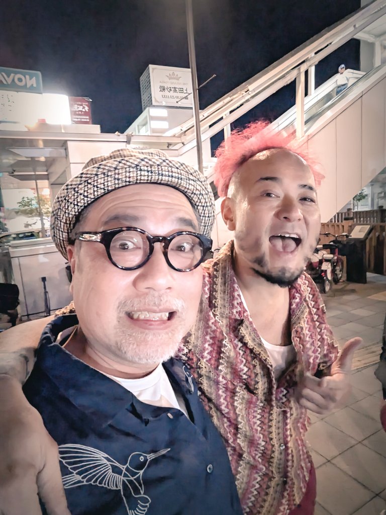 上田駅前イベントSTOMPで、大好きなザックスプレイヤー 元晴くん@motoharu___ と久々の再会！！
相変わらず最＆高なナイスガイ✨️