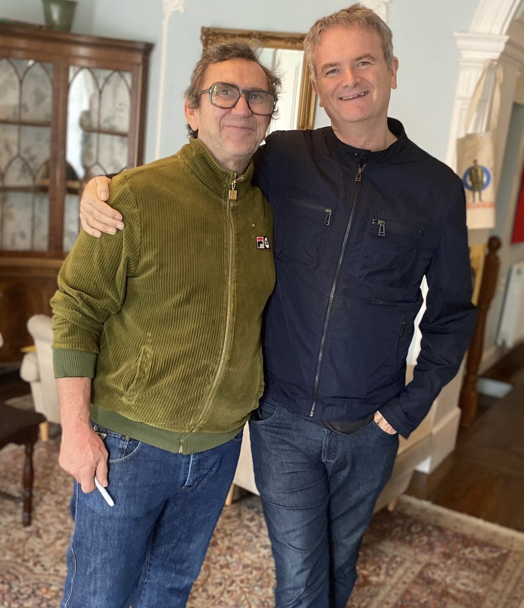 KenSweeney's tweet image. About to dive into some eel pie and mash with actor Phil Daniels (Quadrophenia)  @TheLarkDublin #ParkLife  #WeAreTheMods #Quadrophenia
