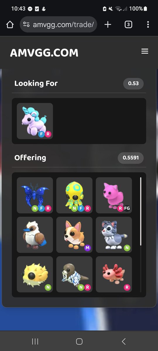 GehleeFi's tweet photo. Willing to overpay this much for a balloon unicorn https://t.co/4KXT39Enn2