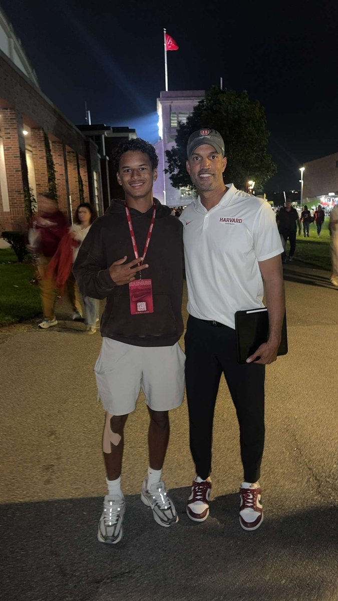 Thank you for the invite <a href="/coach_craw/">Ryan Crawford</a>. I had an amazing time watching the game! 

<a href="/HarvardFootball/">Harvard Football</a> 
<a href="/Brucejo26064403/">Bruce fennell ( CoachJones)</a> 
<a href="/FballPhn/">Port Huron Northern Huskies Football</a>