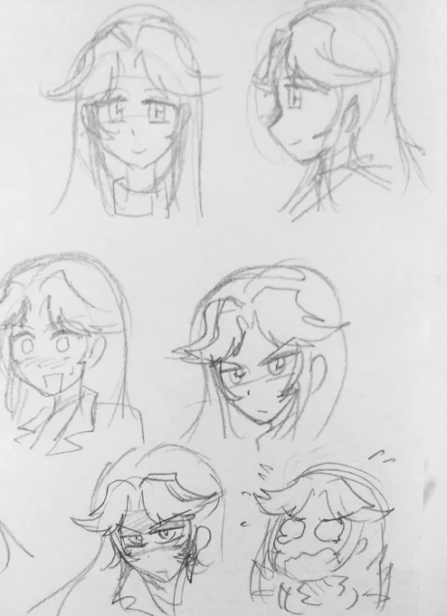 10年以上前のキャラを焼き直そうとしているのだが難しいな?もみあげが言うこと聞いてくれん。どうすりゃいいんだ 