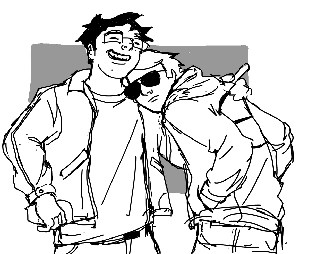 entropicbias's tweet image. it&apos;s 3am but i wanted to draw them after commission work.