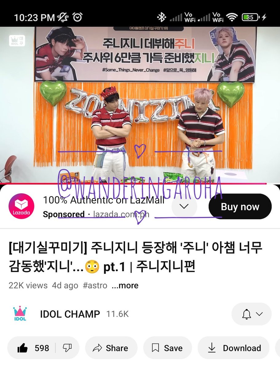 wanderingaroha's tweet photo. @idolchamp1 @offclASTRO I love seeing how happy #MJ and #JINJIN were when they saw the deco room. Especially the pizza! 😁 Thanks, @idolchamp1!

#대기실꾸미기_이벤트
#ZOONIZINI #주니지니 
#대기실꾸미기 #비하인드 https://t.co/W5PALKGNQo