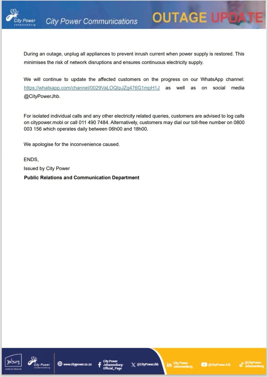 @CityPowerJhb tweet media