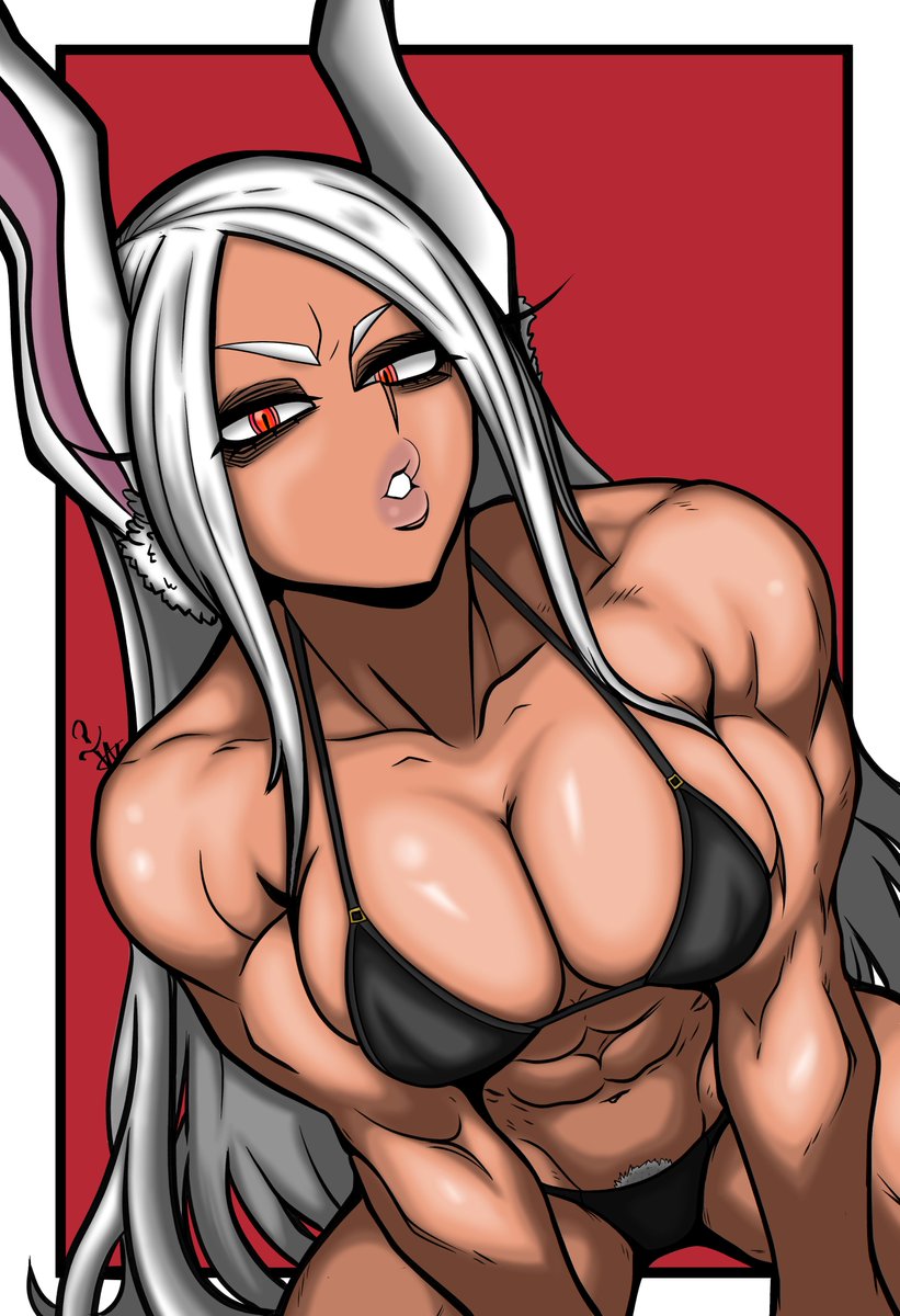 ThieviusA's tweet image. (Something witty about bunnies and muscles) 
- Mirko/Rumi My hero academia 
#myheroacademiafanart #MHA #myheroacdemia #RumiUsagiyama #fanart #doodle #art #Ilovemuscularwomenandiwanttodrawmoreofthem