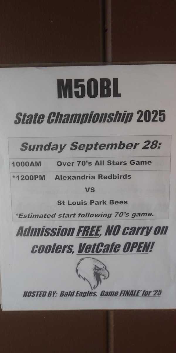 PLBaseball's tweet image. Last Call at Vet Cafe TODAY!