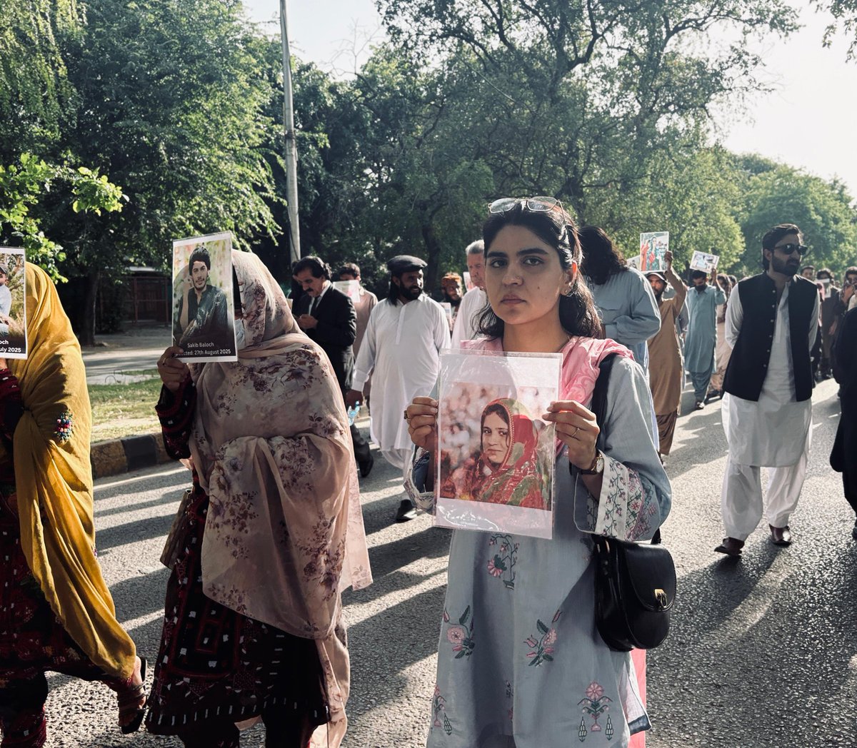 For 74 days, we stood in Islamabad demanding justice for our disappeared loved ones and detained BYC leaders. The state failed us, but we will never stop fighting until every single one of them returns home. 
#ReleaseBYCLeaders 
#EndEnforcedDisappearances