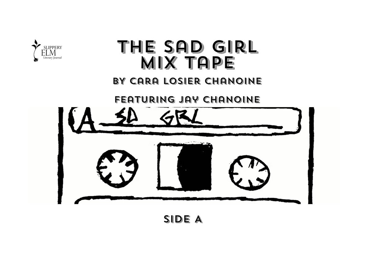 SlipperyElmLJ's tweet image. Not all of our Multimedia Contest finalists are videopoems--check out last year's winner, audio by Cara Losier Chanoine at carachanoine.wixsite.com/sad-girl-mix-t…

And, send us your own Multimedia work by Sept. 30--that's Tuesday!  Submittable link: slipperyelm.submittable.com/submit