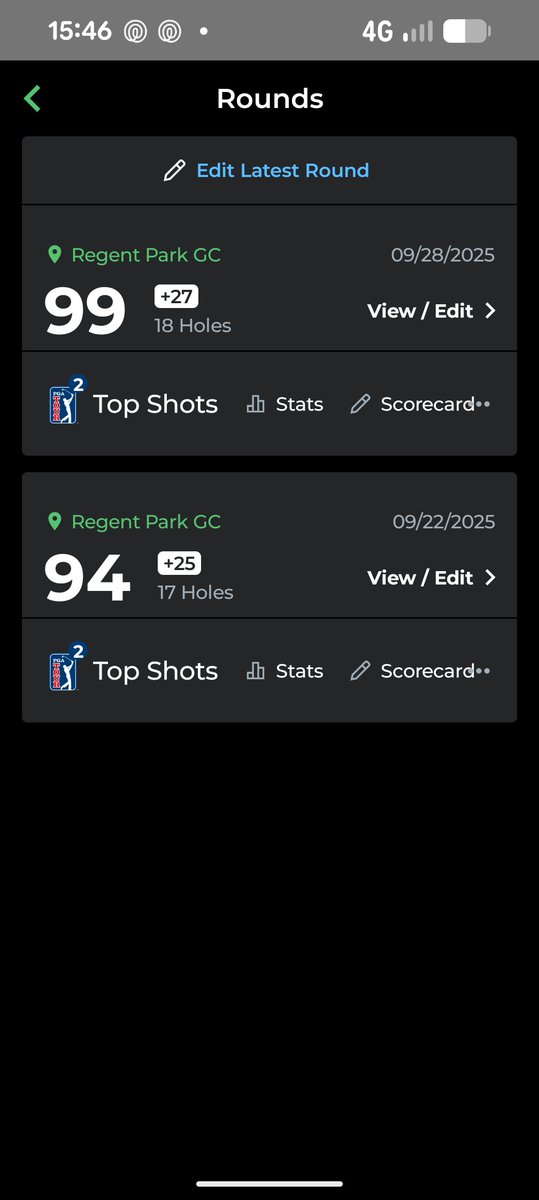 Super happy with my improvement ATM, still missing some inconsistency with my distances because of being limited to 6-9 irons

Just gotta keep improving