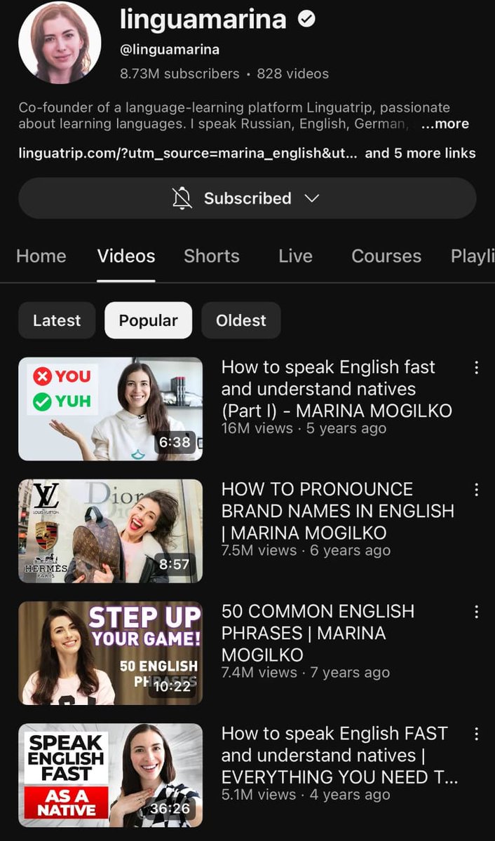 والله العظيم أربع قنوات يويتوب راح تخليك تهكر اللغة الانجليزية في وقت قصير  بدون ما تدفع ريال واحد 

إذا تحبون الرابط في أول تغريدة