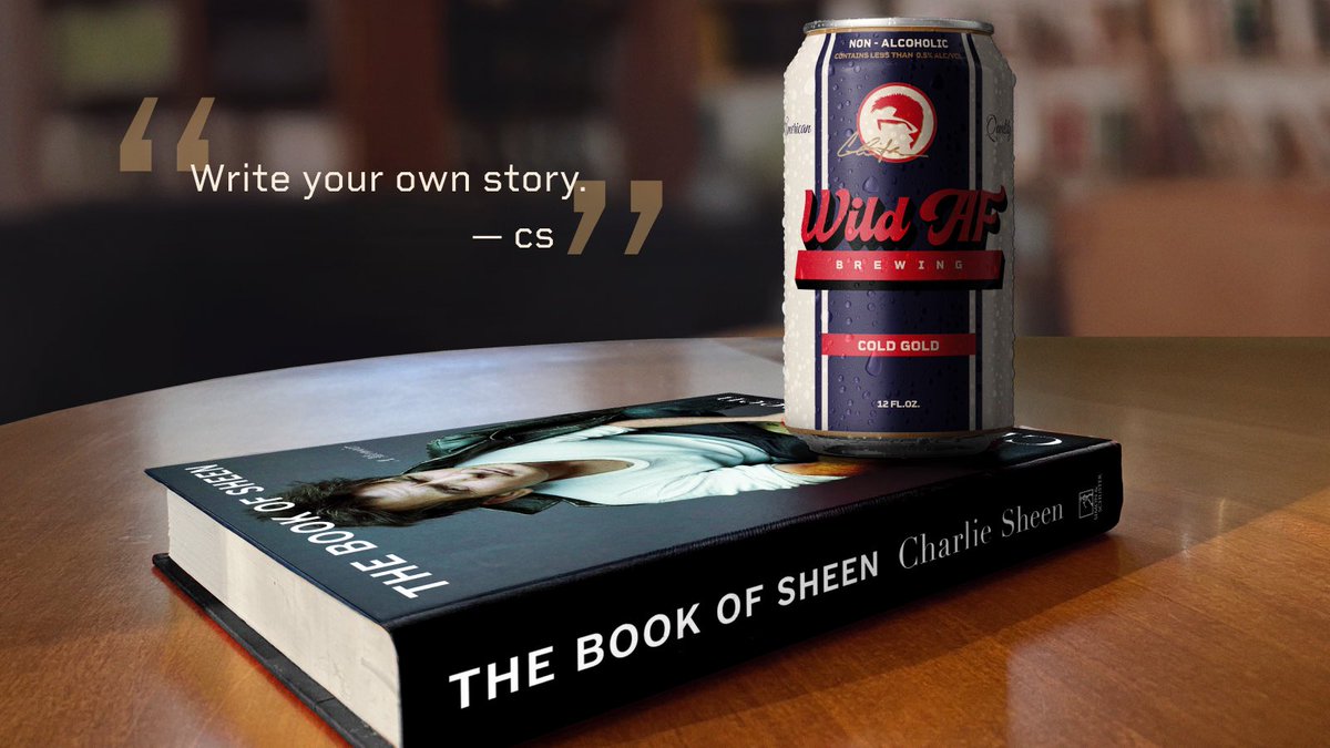 charliesheen's tweet image. I'm writing mine, so...
#TheBookofSheen ⁦@WildAFBrewing⁩