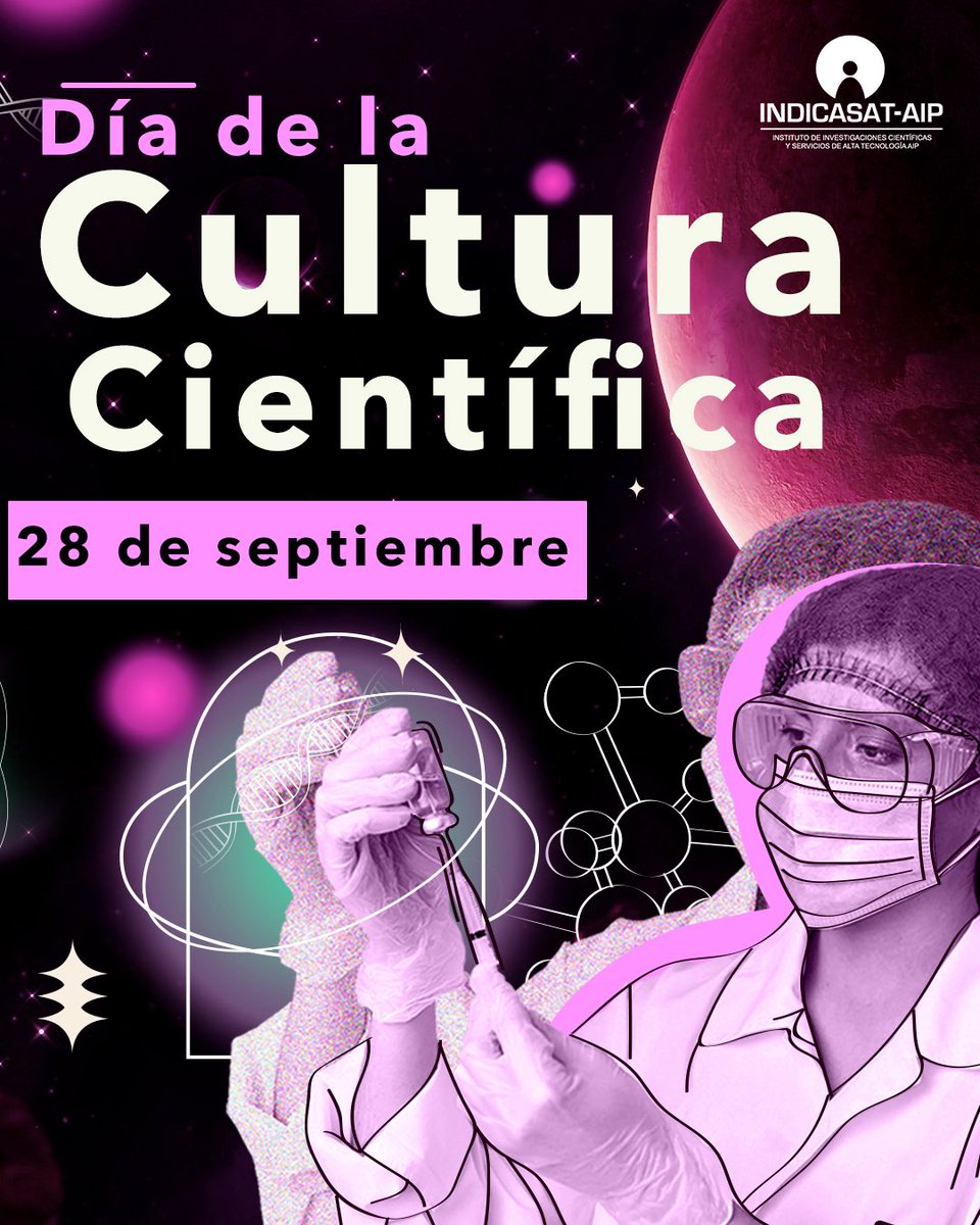 indicasat's tweet image. 🌍🔬 Hoy celebramos el Día de la Cultura Científica ✨

Un recordatorio de que la ciencia no solo transforma el mundo, también forma parte de nuestra vida cotidiana. 
.
.
.
#DíaDeLaCulturaCientífica #CienciaParaTodos #ConocimientoEsPoder #CienciaYVida