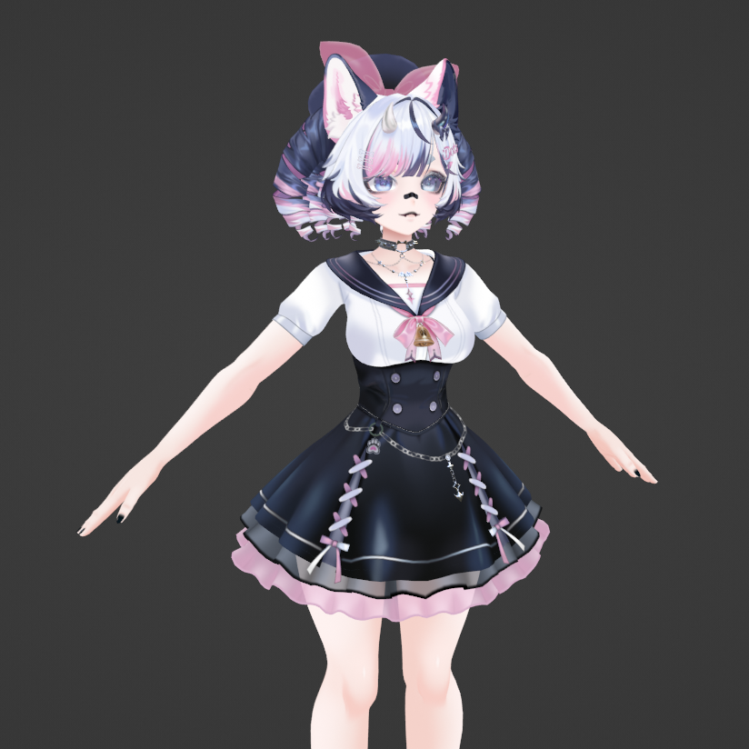 Texturing WIP🖌️

#blender #Vtuber #3Dmodel #b3d #anime