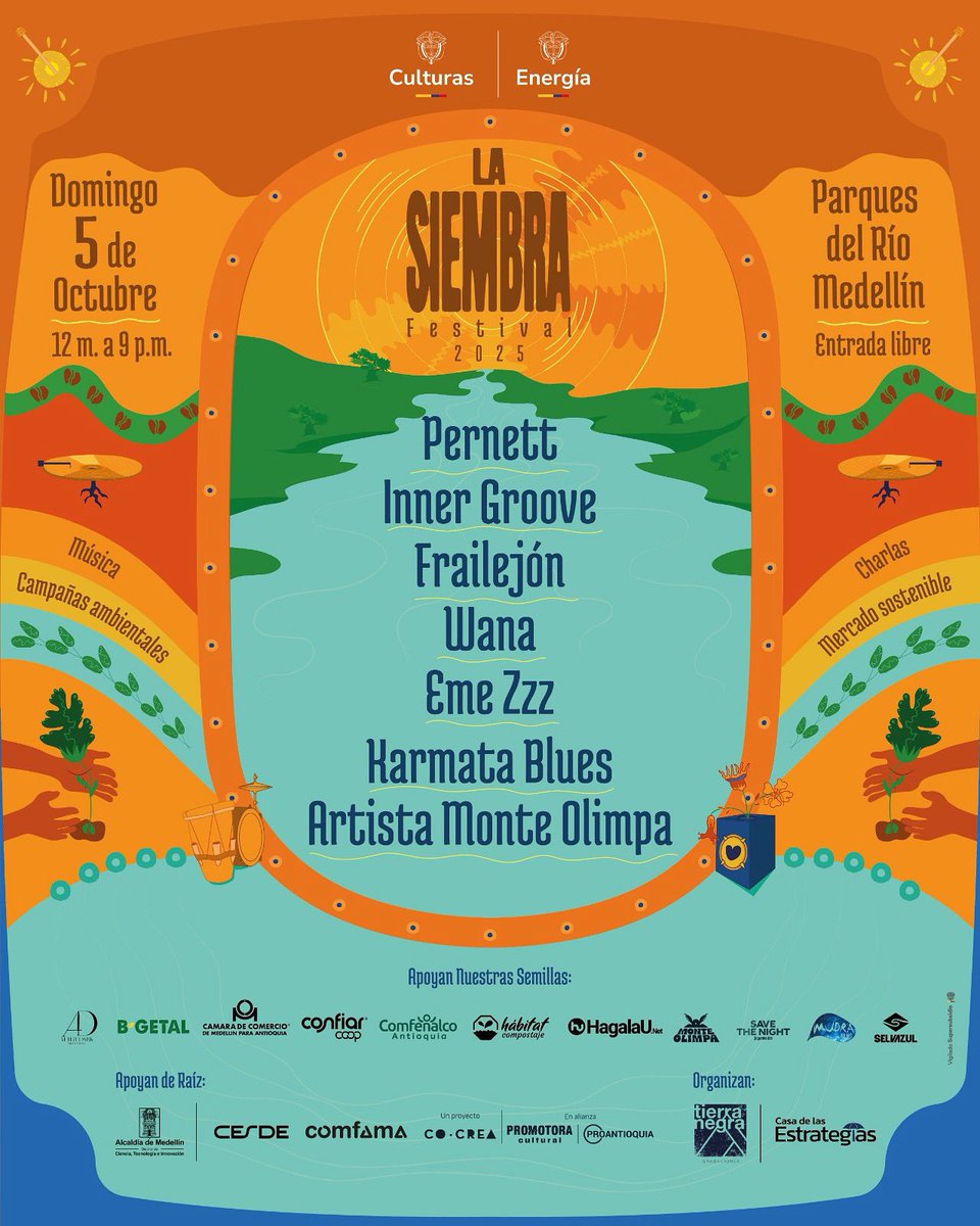 Hoy, todos los detalles de La Siembra Festival y música de su nuevo compilado “Canción de la montaña. Vol. 2”.
 
📻 95.9 <a href="/CamaraFM/">CámaraFM</a> 
😜1ra emisión 11:00 a. m.  Y 2da emisión 9:30 p. m. 
📲camarafm.com  
🎙️Conduce: <a href="/santiagocancion/">Santiago Arango Naranjo</a> 

#HagalaU25años