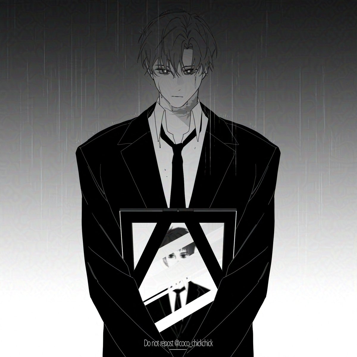 후배의 영정사진을 든 선배라는 것.............................