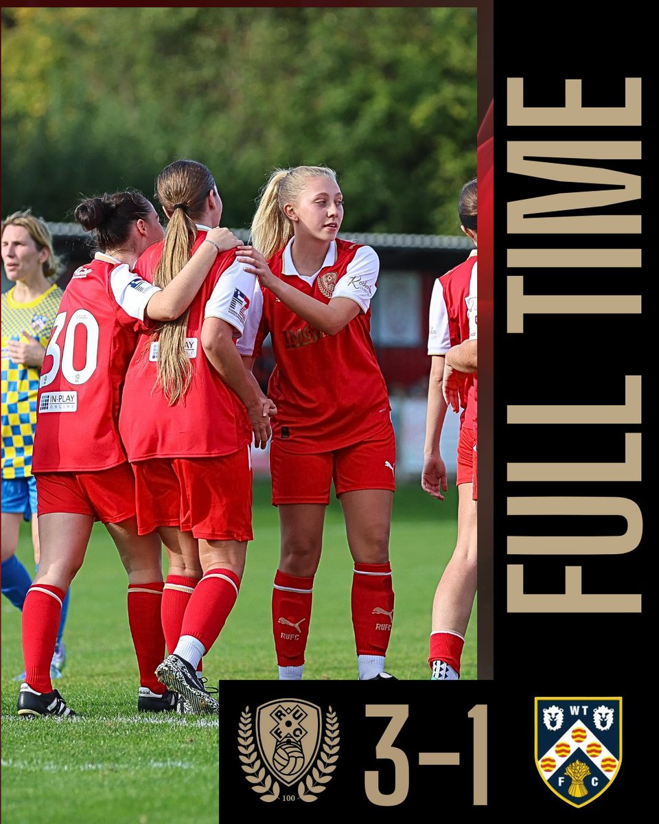 3️⃣ Three more points for the Millers.

🔴⚪️ 3-1 🔵🟡

#RUWFC #ForeverTogetherForeverProud #RUFC