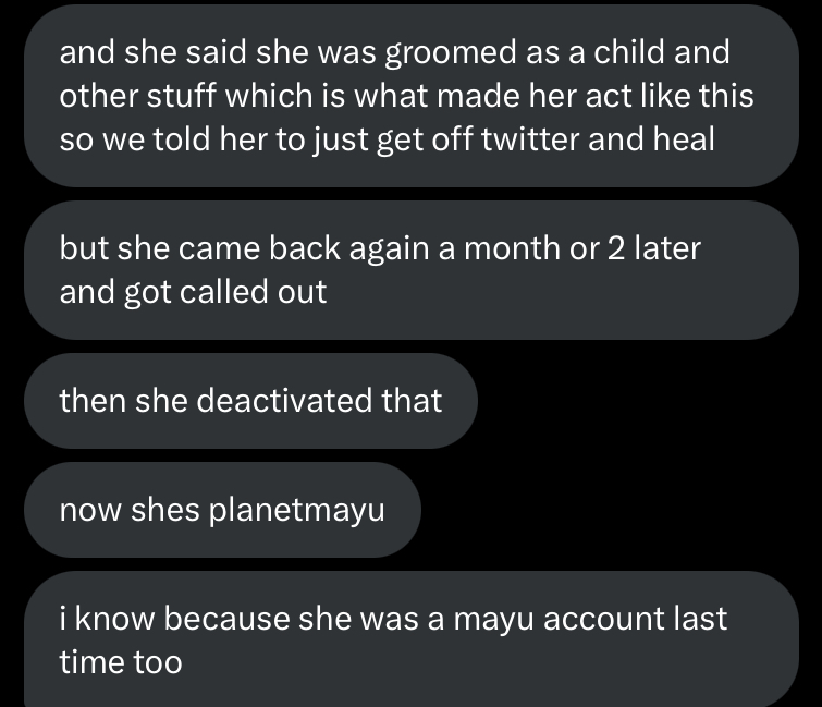 SEOAHGLOBAL's tweet photo. We have came to notice there has been a account that sexualized our dear maknae of tripleS that is seoah. This account belongs to twitter account @/planetmayu please help us protect seoah by mass reporting and blocking her. DO NOT INTERACT WITH THEM thank you for listening
-🎀 https://t.co/YXSbEfaKa1