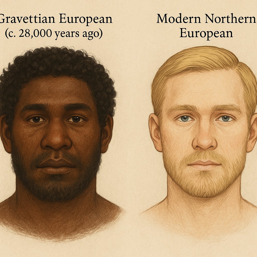 If you're Northern European, say hi to your 28,000-year-old black grandaddy, according to ChatGPT. #AncientAncestry #BlackHistory #NorthernEurope #GeneticHeritage #DiversityMatters #CulturalRoots #HistoryUncovered #GeneticJourney #FamilyHeritage #EternalConnections