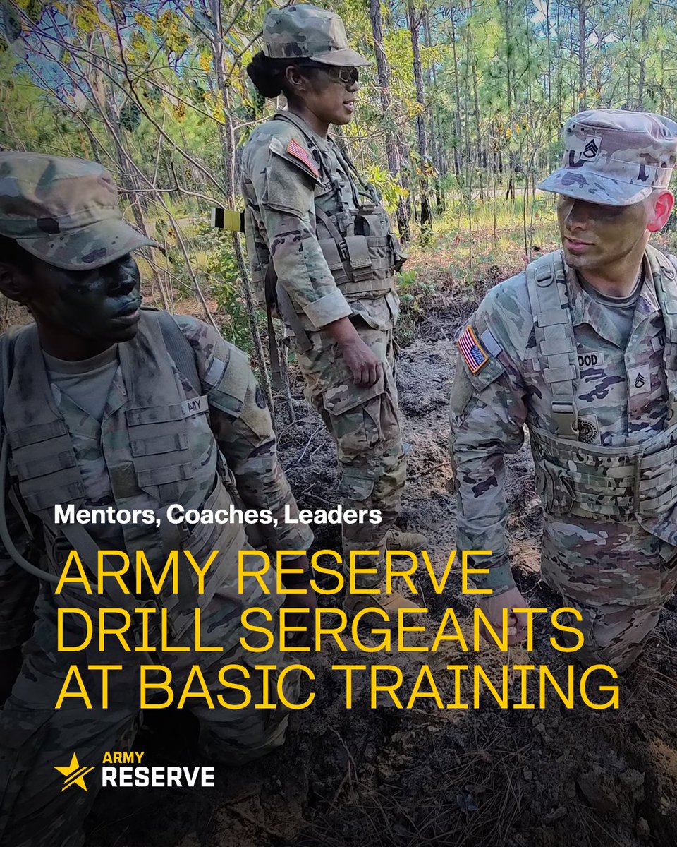 The work of drill sergeants goes beyond what’s portrayed in Hollywood. It requires patient mentorship, and the Army Reserve is piloting a new approach at basic training through yearlong orders that expand its role in shaping the force.

➡️ spr.ly/6004AdBNC