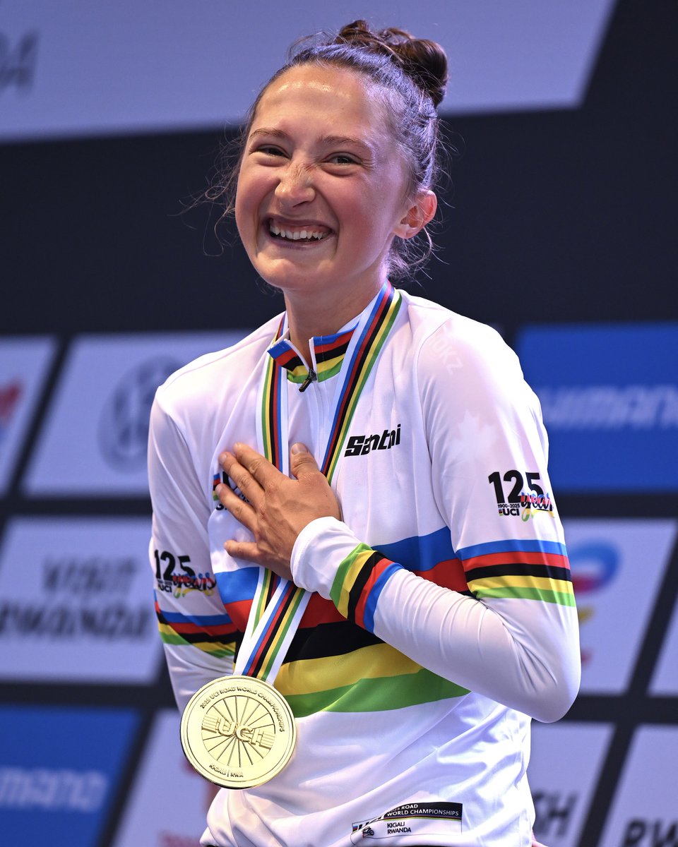 EFprocycling's tweet image. Proud to be a fan of team pink this week 💕 Leaving Kigali with a gold and bronze medal for the team at a historic world championship. Thank you for your hospitality, Rwanda.

📸 @GettyImages