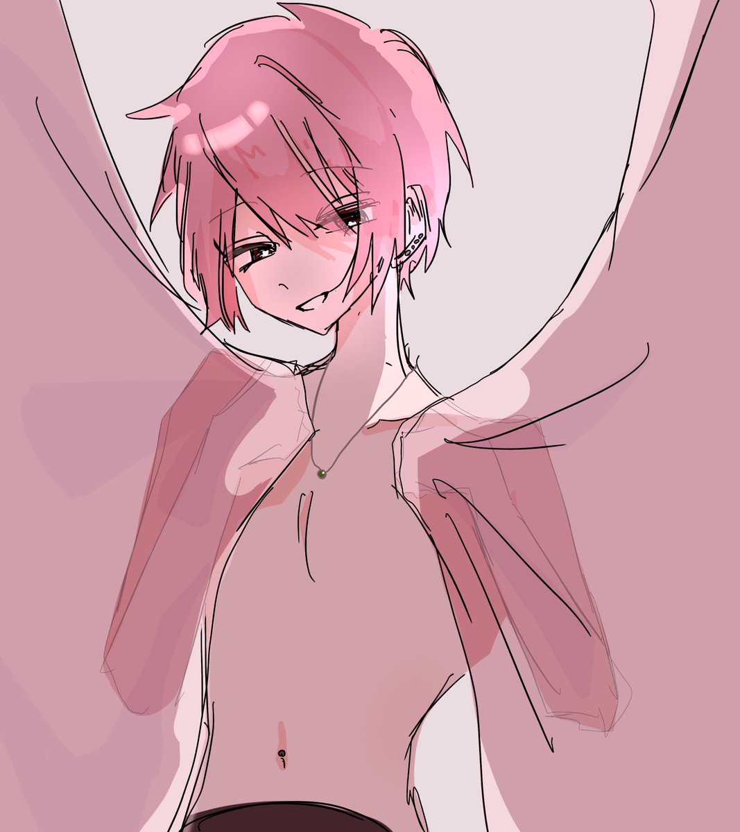 色塗り上手すぎて恐れ多いけど
あまりにもエッ…すぎたので描いちゃいました！！！ #RTした人のメディア欄覗いて素敵絵を私の絵柄で描いてもいいですか