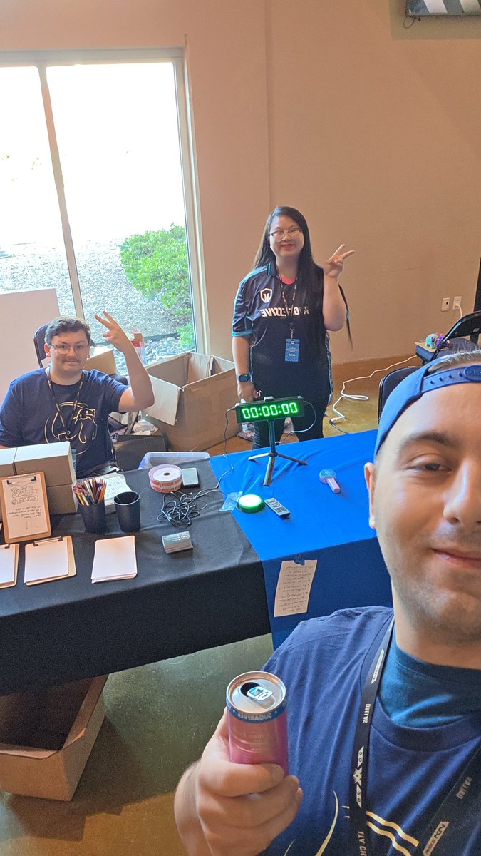 Day 2 of the booth. Stop by, say hi!