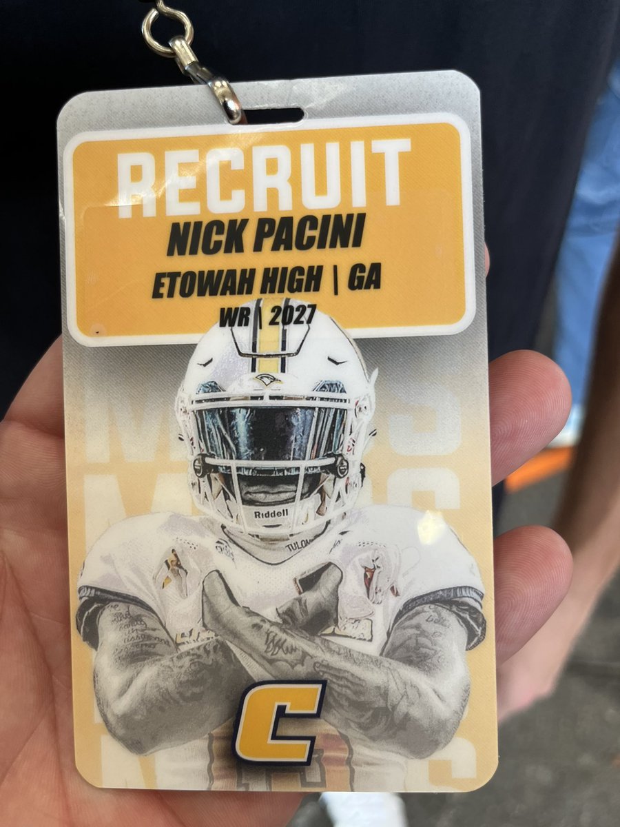 Thank you <a href="/AndrewBementUTC/">Andrew Bement</a> and <a href="/CoachRustyW/">Rusty Wright</a> for the Gameday visit. <a href="/bvav48/">Brett Vavra</a> <a href="/jack_marinich/">Jack Marinich</a> <a href="/etowahfootball/">Etowah Eagles Football</a> <a href="/RecruitGeorgia/">Recruit Georgia</a> <a href="/NGASportsNet/">North Georgia Sports Network</a> #GoMocs <a href="/coach_mclane/">Ben Mclane</a>