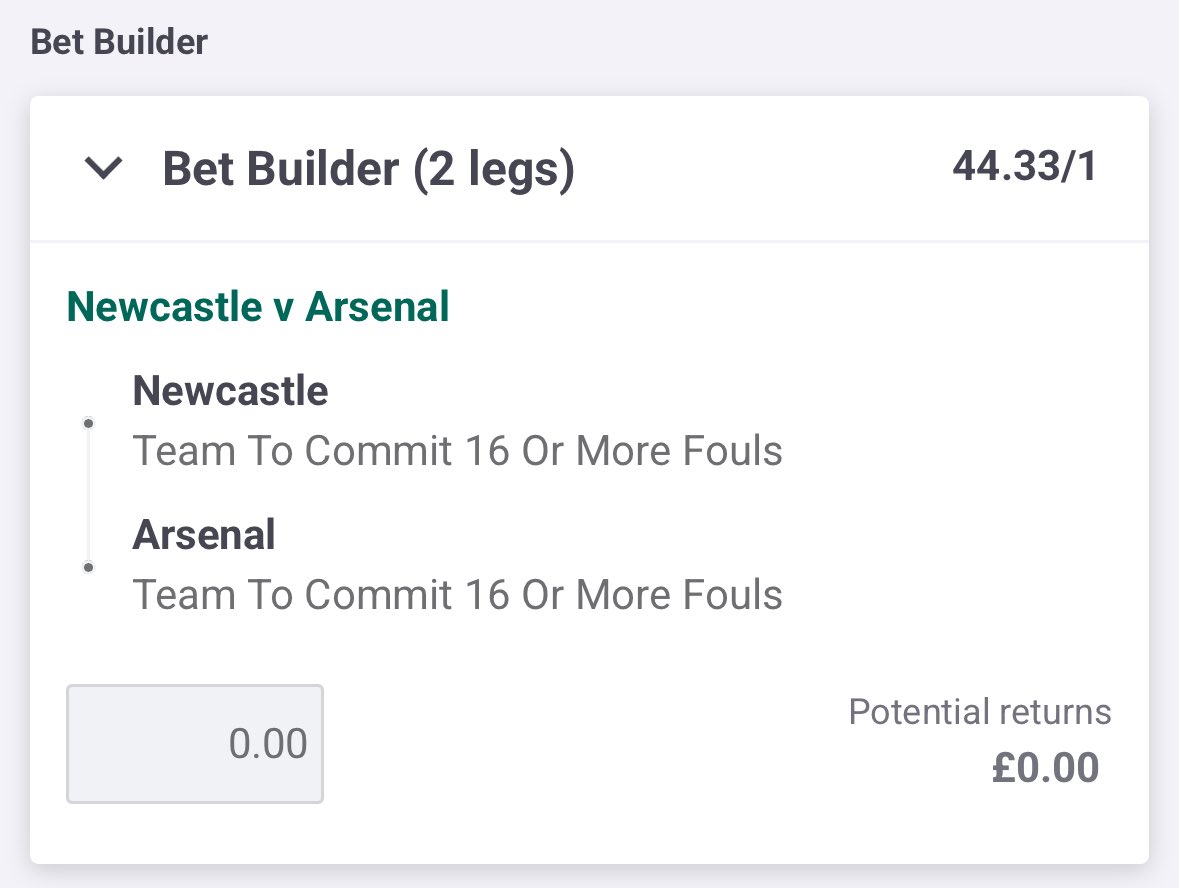 Newcastle vs Arsenal

Fouls ladder

Last two head to heads at Newcastle: (12 and 12), (16 and 18)