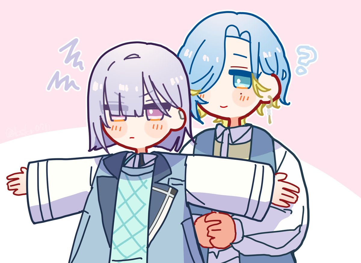 いすみさんに守られるゆのさんの図
#おれのゆの #シロ展示館