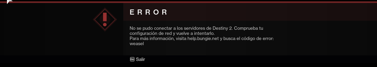 ltsHearty's tweet photo. i cant complete my run in contest cause i always get weasel for no reason, what happend i need help @BNGServerStatus @Destiny2Team @DestinyTheGame https://t.co/b2fs4EKt7W