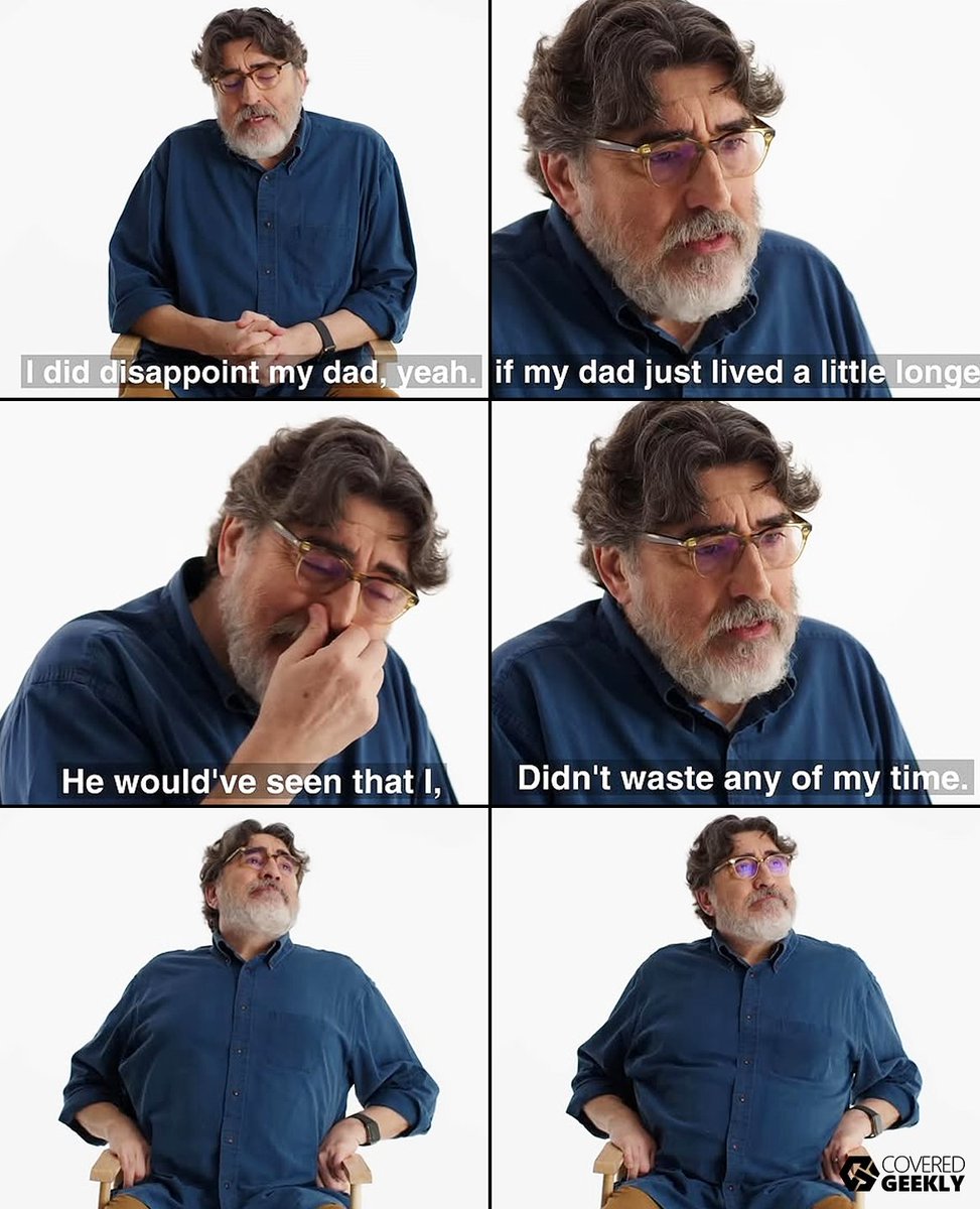 CoveredGeekly's tweet image. Alfred Molina is so real for this 😢😭