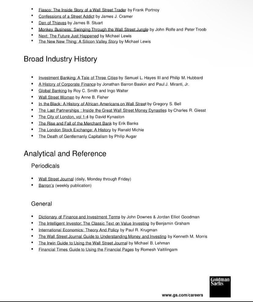 F_Compounders's tweet image. Goldman Sachs Recommended reading list
I’ve seen some great books in this list