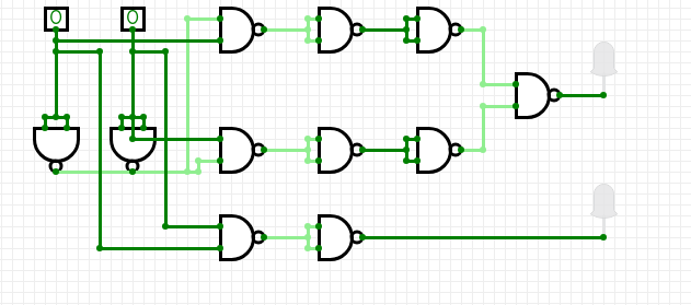 achuiscoding's tweet image. The most clean circuit I have created in my life. Try to guess the name of the circuit