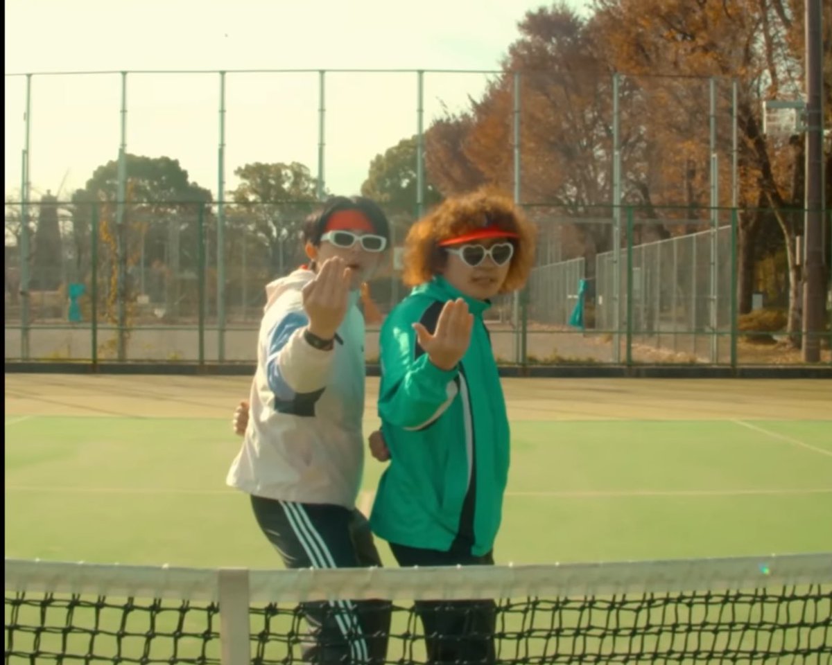 みんなも一緒に、
家から！海まで！2時間3分！
コート外って曲もいいよ🎾