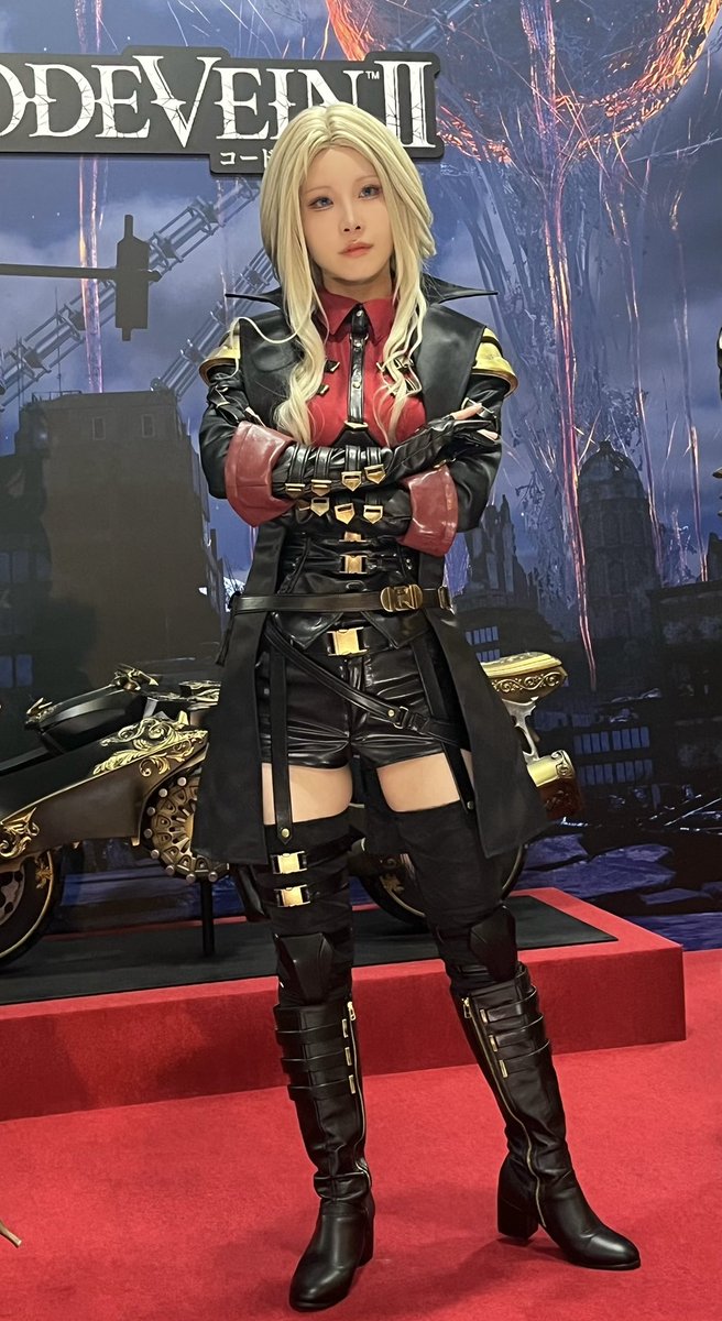 yosei_ganbaru's tweet image. コードヴェイン2ブースのレイヤーさん
全員美しかった😭😭😭
シアター見てさらに発売が楽しみになった‼️

#CODEVEIN2 #コードヴェイン2 #TGS2025