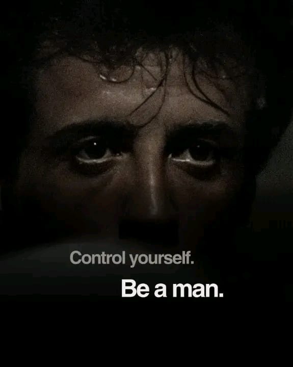 Be a man.