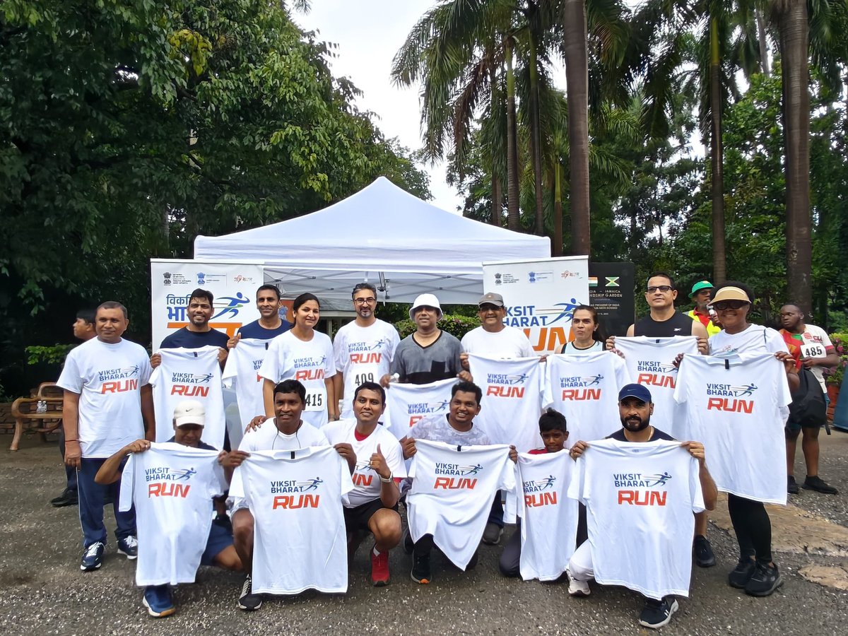 🥇 Winners were awarded medals and Viksit Bharat T- Shirts were distributed to participants.