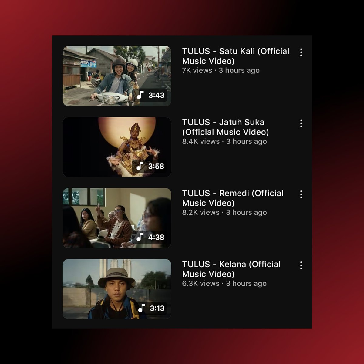 iPopBase's tweet photo. Tulus drops four music videos from ‘Manusia’ in honor of his 14-year career. https://t.co/ZIyzrAWtV6
