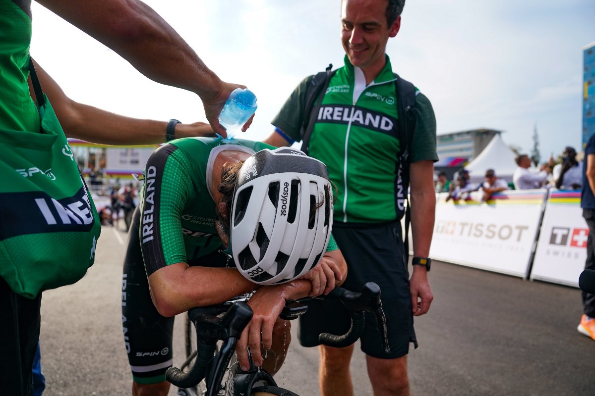 UCI_cycling's tweet image. What a ride, Ben Healy 🇮🇪!

Bronze 🥉 at #Kigali2025 🌈

📸 SWpix