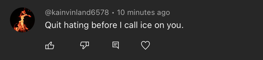 Ima start a series of my favourite hate comments. the second one tickles me the most cause he assume i live in the states meanwhile I live in the Bahamas lol