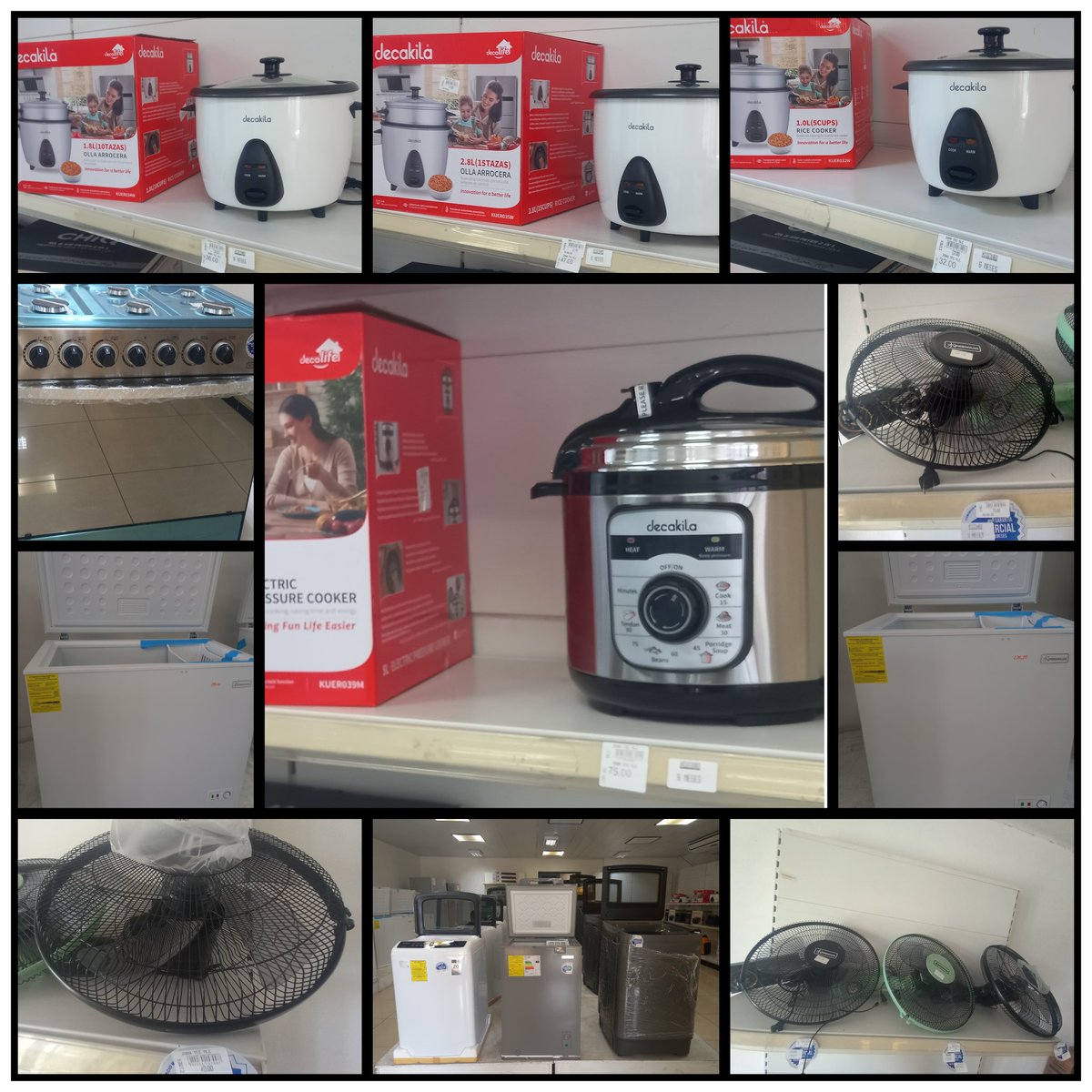 sancti_cimex's tweet photo. 📢¡¡Entérate!!
La Tienda Zona Tec,ubicada en los Olivos 1,en Sancti Spíritus,tiene en ofertas, #NuevosProductos  de electrónica. 
📌Ollas Multipropósito.
📌Ollas Arroceras.
📌Ventiladores de pared
👌No dude en llegar,la Garantía Comercial y Calidad,está asegurada.
#CimexTeInforma https://t.co/x3hkLHqYAU