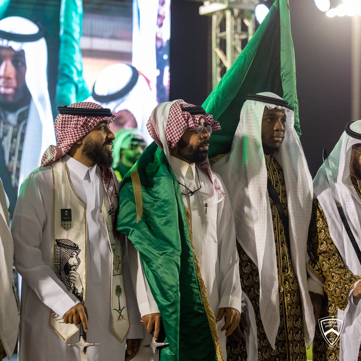 alansarksa's tweet photo. بين أهلنا وناسنا احتفلنا في شركة نادي #الأنصار باليوم الوطني السعودي الـ95 🇸🇦💚
#الأنصار_الجديد https://t.co/WDYpXBr7mO