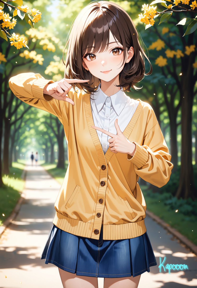 KapooonAIillust's tweet image. 「おはようございます🌹
　あのポーズをやってみました❣」
　　　　　 　　by 鏡味 香織

Kpn『うんうん、頑張ったね🏀🏸』
#AIイラスト #AIillustrations
#StableDiffusionXL
⏰6:30