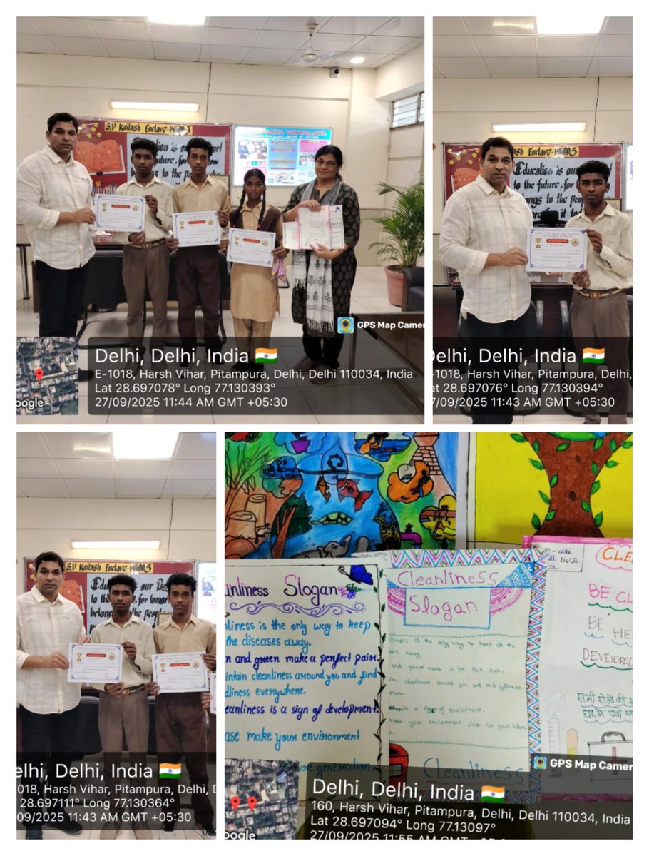 SV_KailashEnclave1411005(NSS & other activities) (@svkailashencla1) on Twitter photo It's the time to honour and award those students who have put in sincere effort and done an excellent job during cleanliness and green initiatives.HoS Sh. Tajender Singh ji motivated the students.#swacchtahisewa
<a href="/SVKailashEncla1/">SV_KailashEnclave1411005(NSS & other activities)</a>
<a href="/Dir_Education/">DIRECTORATE OF EDUCATION Delhi</a>
<a href="/ashishsood_bjp/">Ashish Sood</a>
<a href="/EduMinOfIndia/">Ministry of Education</a> It's the time to honour and award those students who have put in sincere effort and done an excellent job during cleanliness and green initiatives.HoS Sh. Tajender Singh ji motivated the students.#swacchtahisewa
<a href="/SVKailashEncla1/">SV_KailashEnclave1411005(NSS & other activities)</a>
<a href="/Dir_Education/">DIRECTORATE OF EDUCATION Delhi</a>
<a href="/ashishsood_bjp/">Ashish Sood</a>
<a href="/EduMinOfIndia/">Ministry of Education</a>
