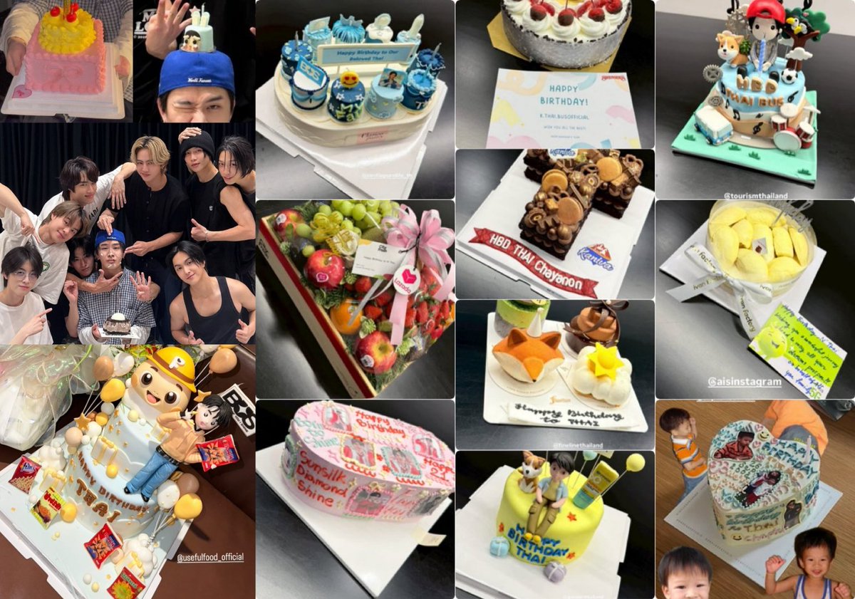 viviennewoodz's tweet image. รวมเค้ก HBD 21st THAI BUS 🎂
#HAPPYTHAIchayanonDAY
#THAIchayanon @thaichayanon
#BUSbecauseofyouishine 

✨ ปี 2024 น้องไทยได้เค้ก 5 ก้อน
✨ ปี 2025 จัดเต็ม 14 ก้อน ขอบคุณเค้กจาก LAZADA, AIS, Nestle,Swensen&apos;s, SUNSILK, KANIVA, FINELINE, GARNIER, TAT, Usefulfood, พี่พีพี,…