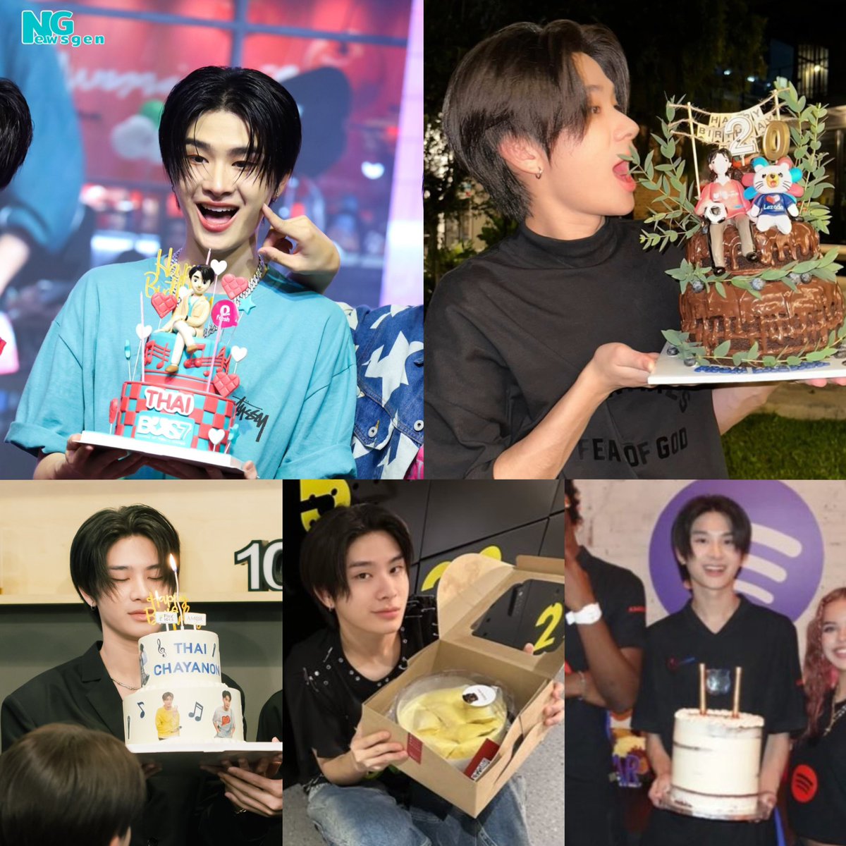 viviennewoodz's tweet image. รวมเค้ก HBD 21st THAI BUS 🎂
#HAPPYTHAIchayanonDAY
#THAIchayanon @thaichayanon
#BUSbecauseofyouishine 

✨ ปี 2024 น้องไทยได้เค้ก 5 ก้อน
✨ ปี 2025 จัดเต็ม 14 ก้อน ขอบคุณเค้กจาก LAZADA, AIS, Nestle,Swensen&apos;s, SUNSILK, KANIVA, FINELINE, GARNIER, TAT, Usefulfood, พี่พีพี,…