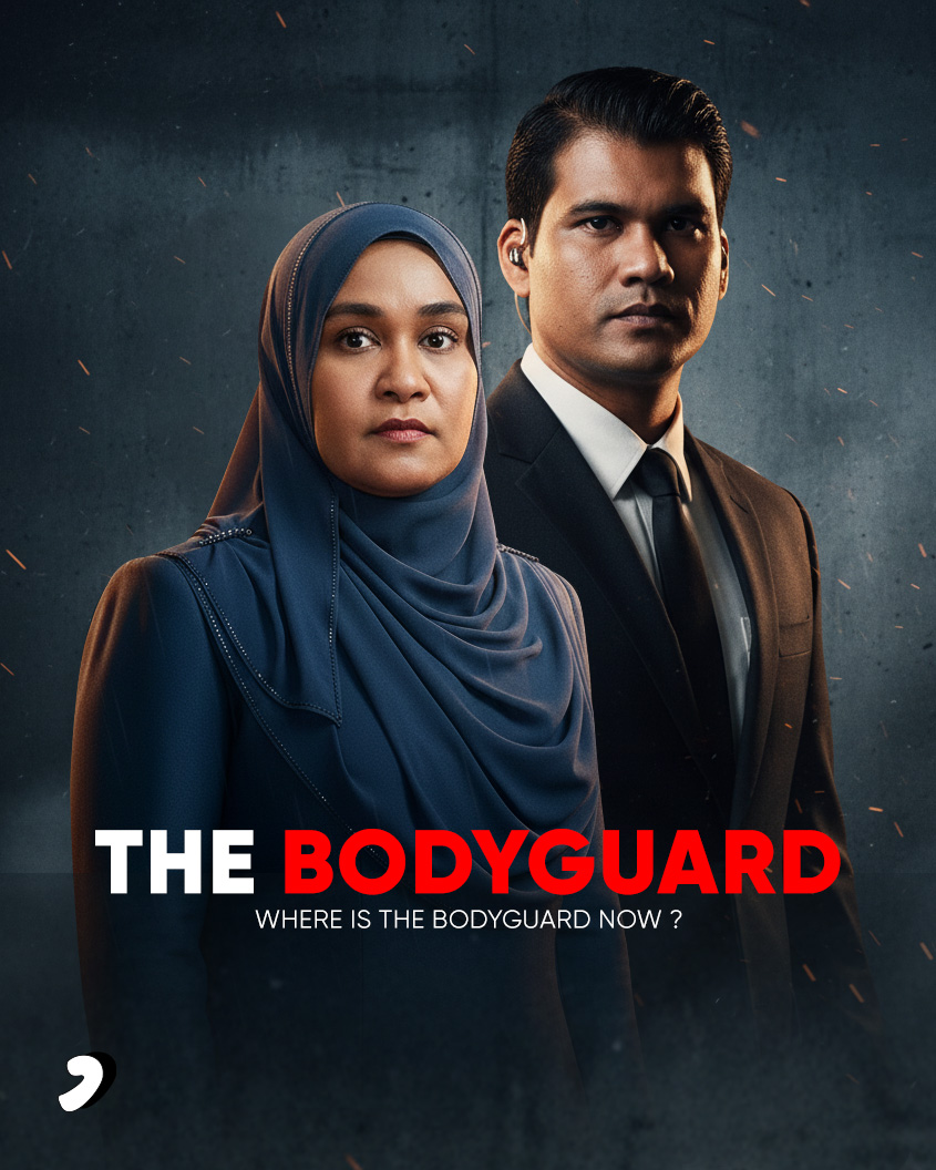 where is the Bodyguard now ?

<a href="/sajidhaamohamed/">First Lady Sajidha Mohamed</a>
<a href="/MMuizzu/">Dr Mohamed Muizzu</a>

#minoongotheh