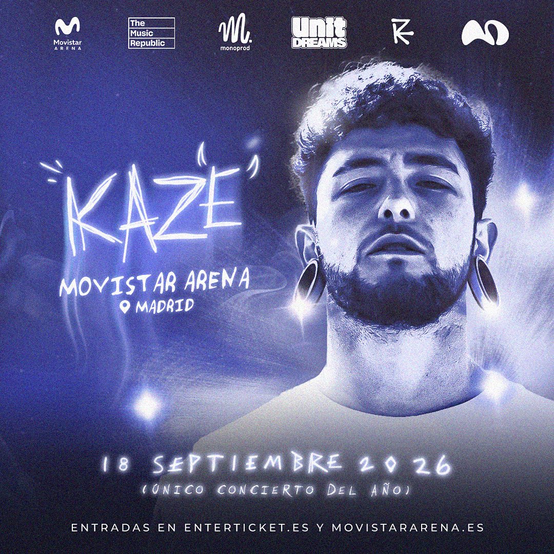 18/09/2026
MOVISTAR ARENA
ÚNICO CONCIERTO DE 2026
